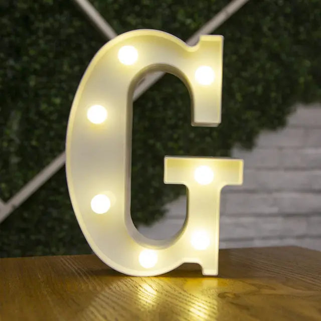 Alphabet & Number LED Light Decoration Nice Store