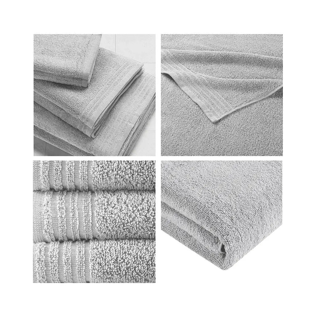 100% Cotton Quick Dry 12 Piece Bath Towel Set Oeko