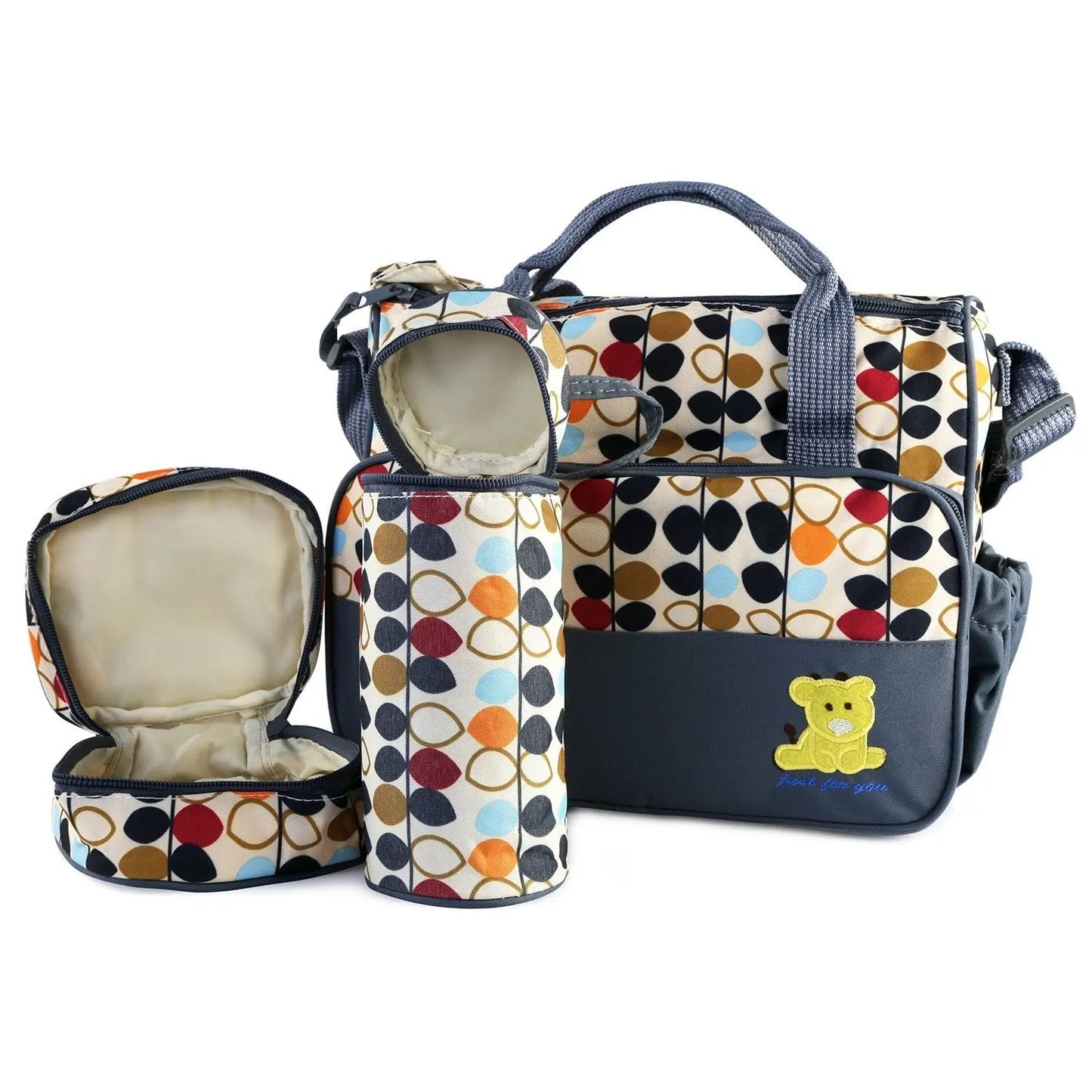 5PCS Baby Nappy Diaper Bags Set Doba