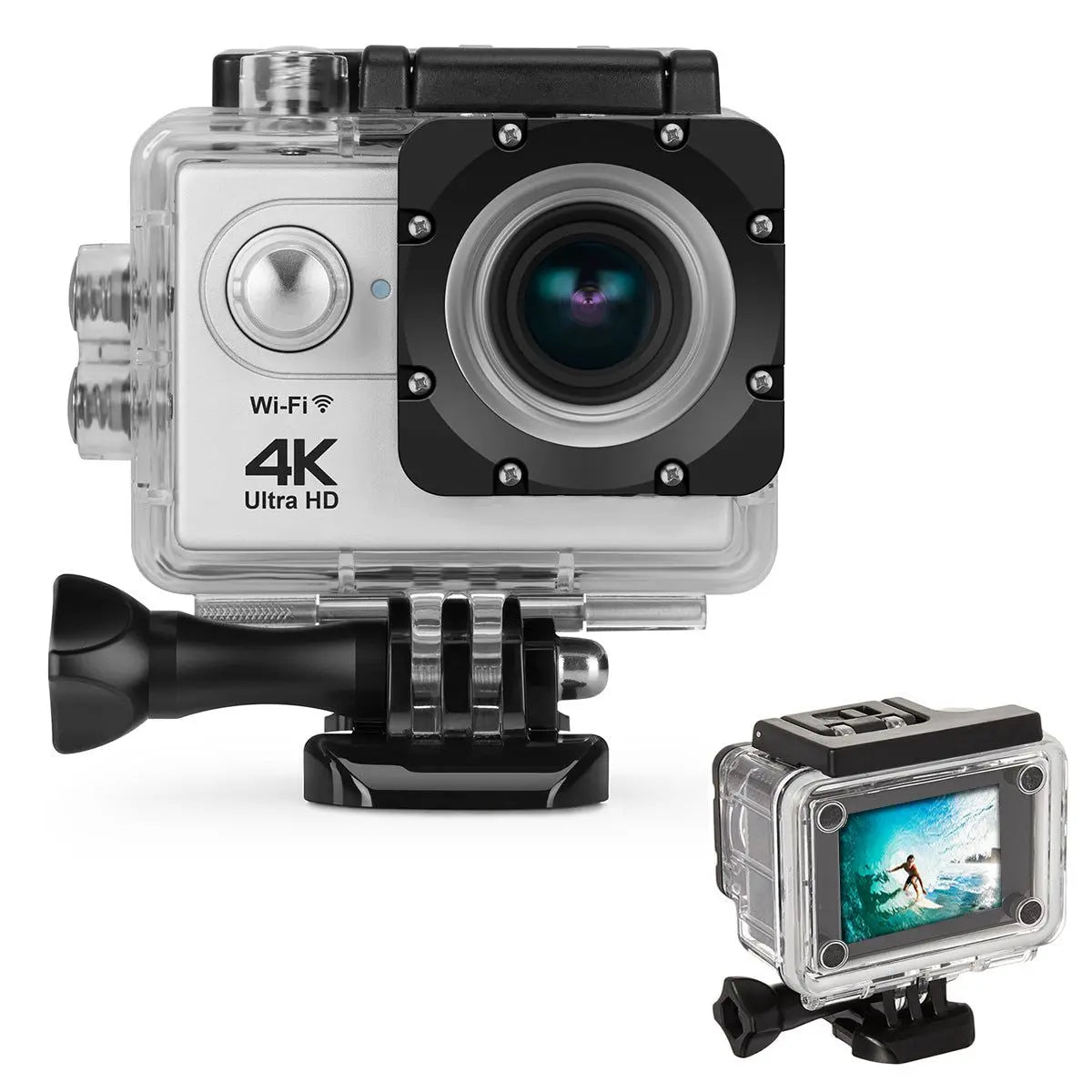 4K Action Pro Waterproof UHD Wi-Fi Camera with RF Remote and Accessories - Gee-Commerce, LLC