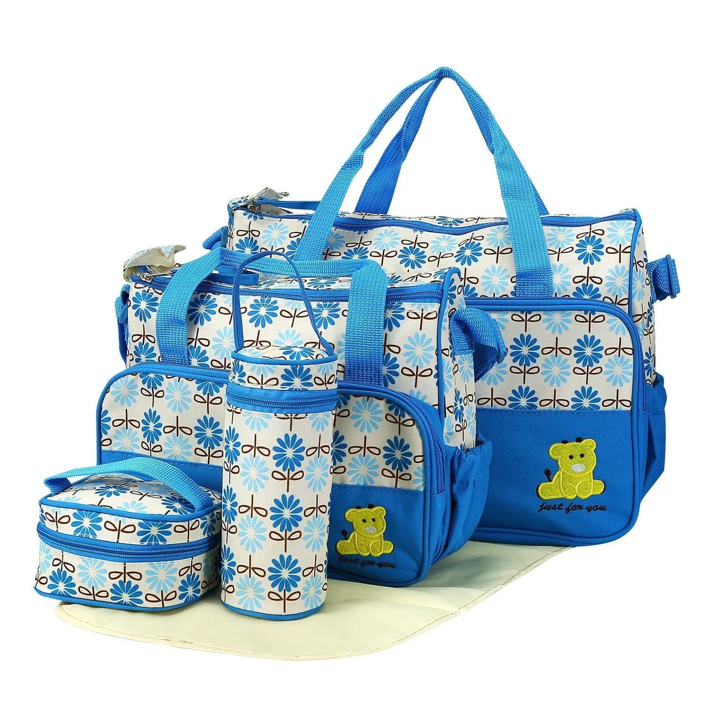 5PCS Baby Nappy Diaper Bags Set Doba