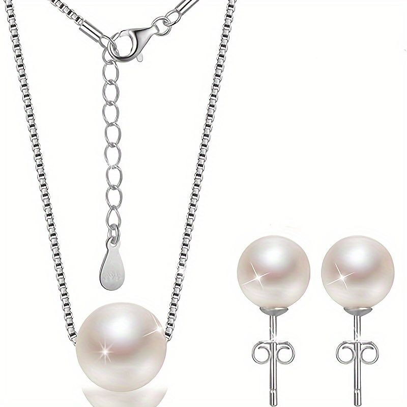 Style All Single Fashion Pearl Necklace Wedding  Anniversary Mother's Day Valentine's Day Party Gift - Gee-Commerce, LLC