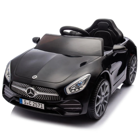 Licensed Mercedes-Benz CLS 350,12V Kids Ride On Toy Car w/Parents Control,2wd,Four-wheel suspension,Music,Bluetooth,LED Light,USB,Power display,Volume adjustment,Speeds 1.24-3.11MPH for Kids Aged 2-4. FX070