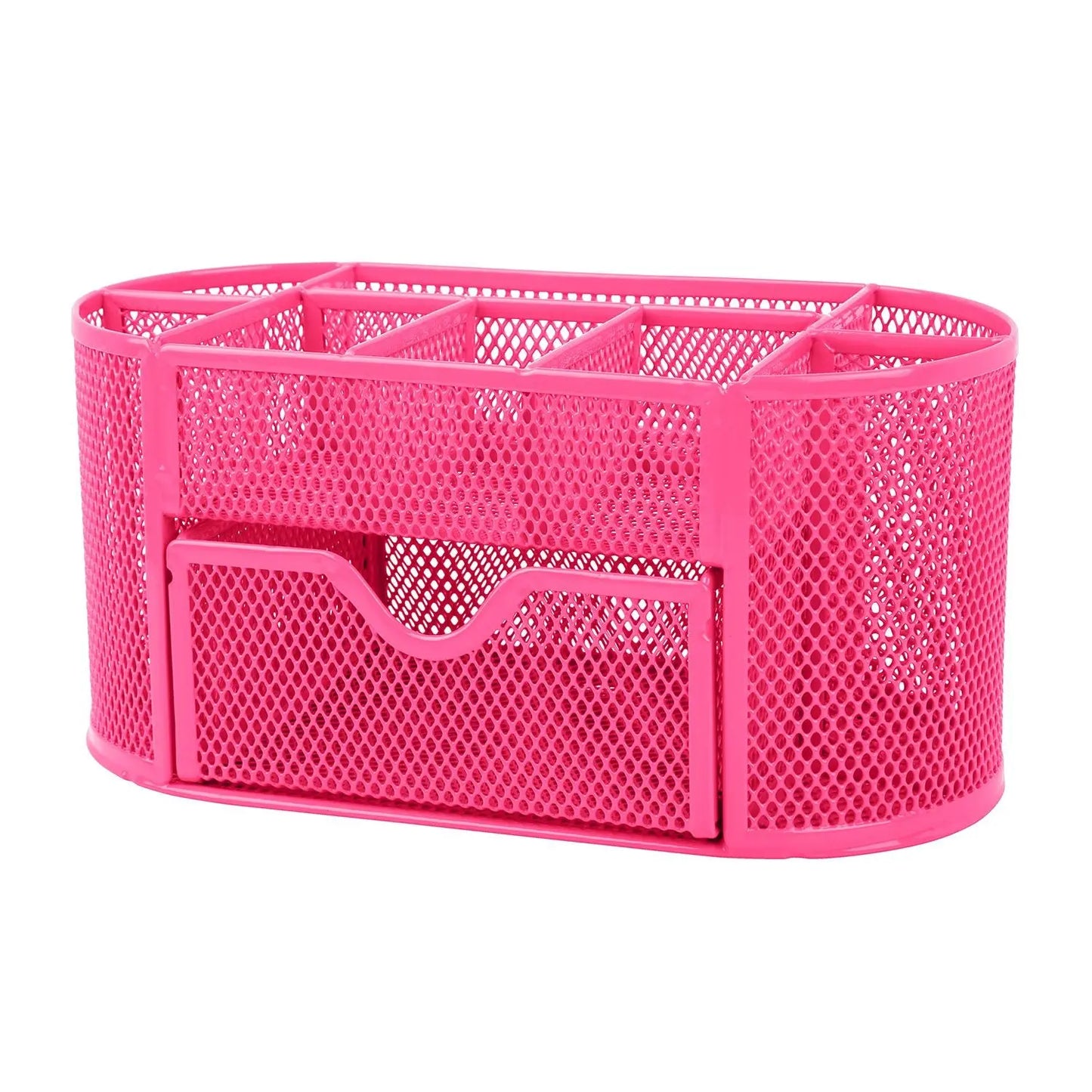 Metal Mesh Pencil Holders Desk Organizer with 9 Compartment - Gee-Commerce, LLC