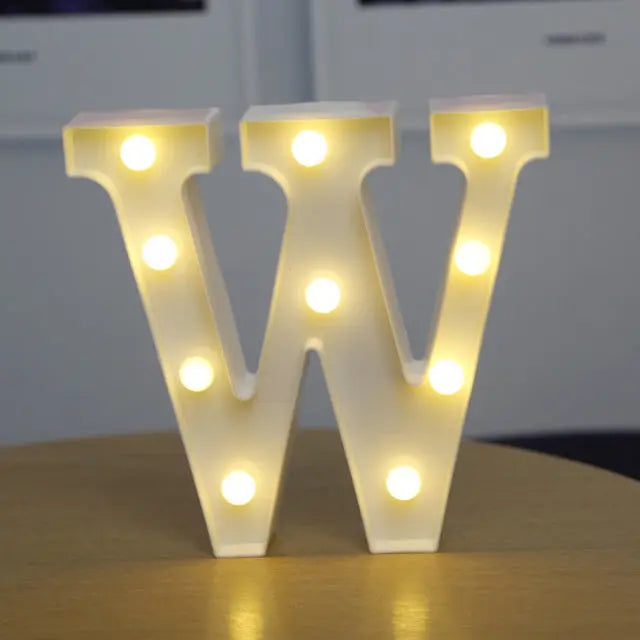 Alphabet & Number LED Light Decoration Nice Store