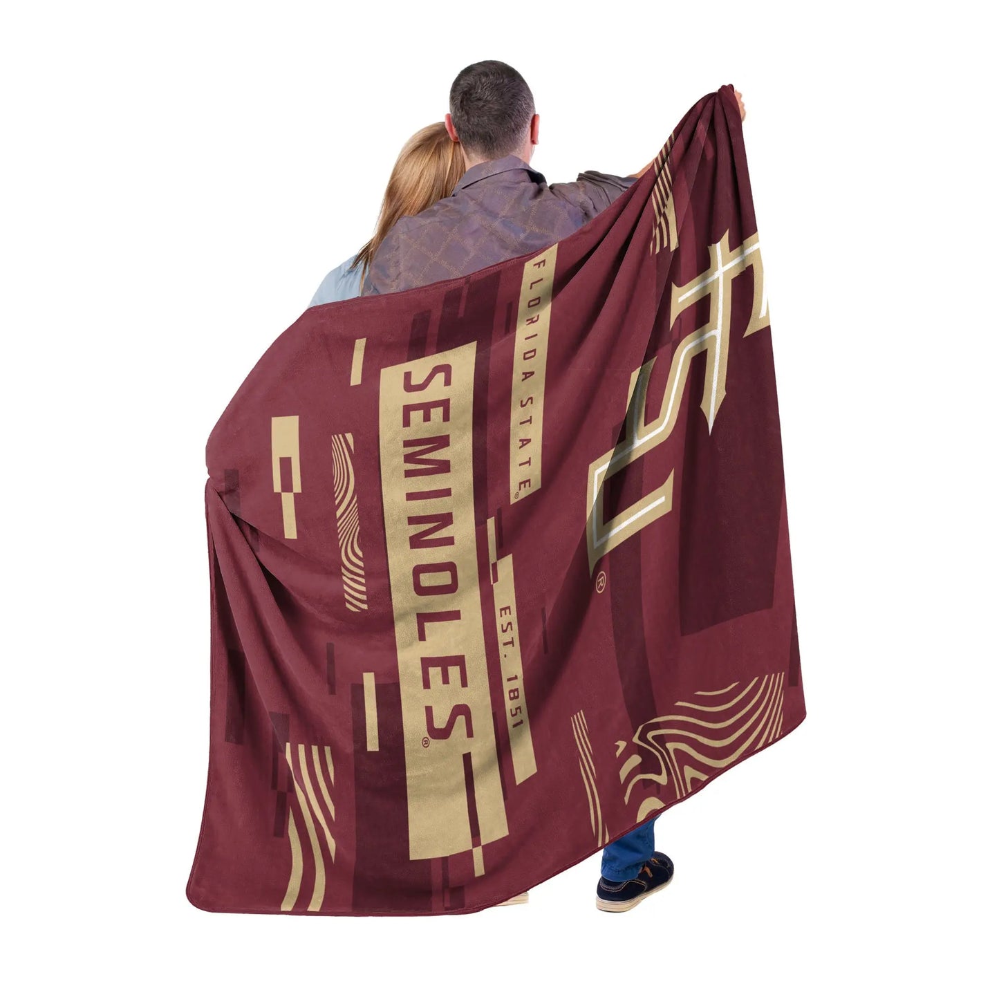 FLORIDA STATE OFFICIAL NCAA "Digitize" Raschel Throw Blanket; 60" x 80" The Northwest Company