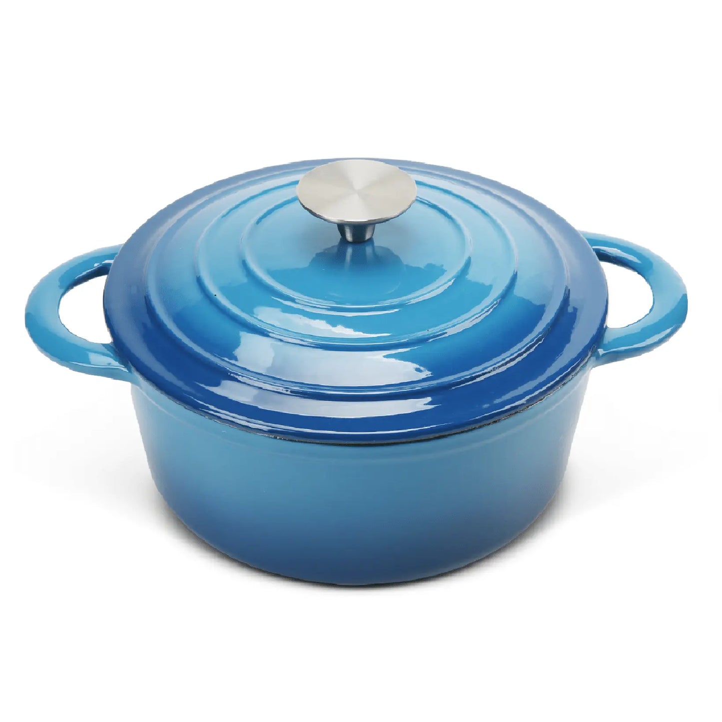 COOKWIN Enameled Cast Iron Dutch Oven with Self Basting Lid;  Enamel Coated Cookware Pot 3QT - Gee-Commerce, LLC