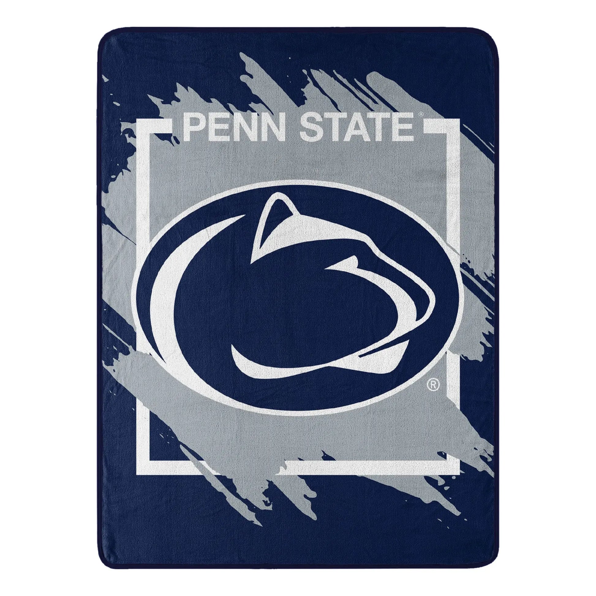 PENN STATE OFFICIAL NCAA "Halftone" Micro Raschel Throw Blanket; 46" x 60" The Northwest Company