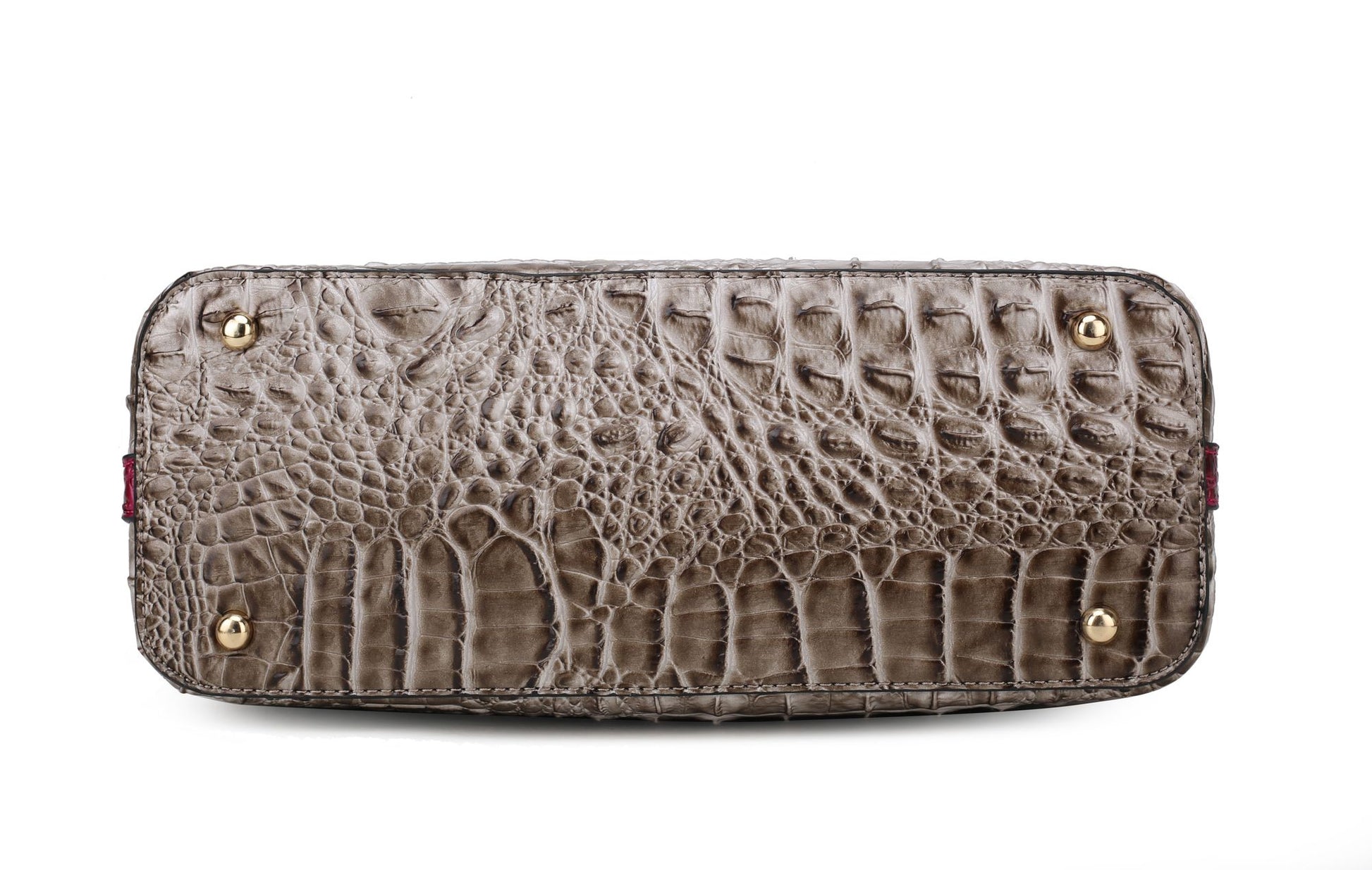 MKF Collection Autumn Crocodile Skin Tote Handbag with Wallet by Mia k Doba