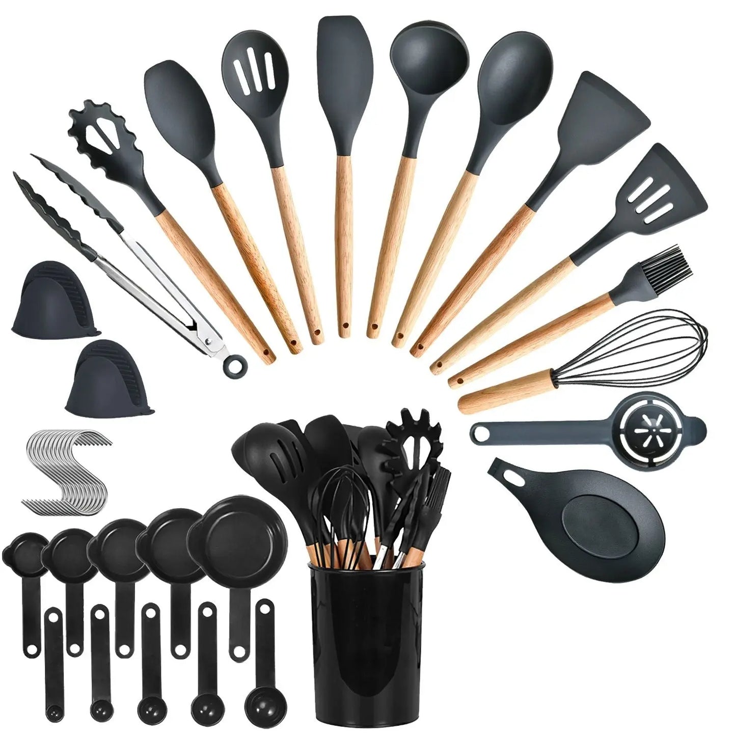 35Pcs Kitchen Cooking Utensils Set Doba