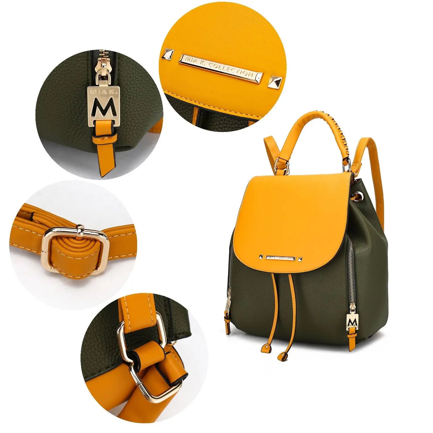 MKF Collection Kimberly Backpack Vegan Leather Women by Mia k MFK