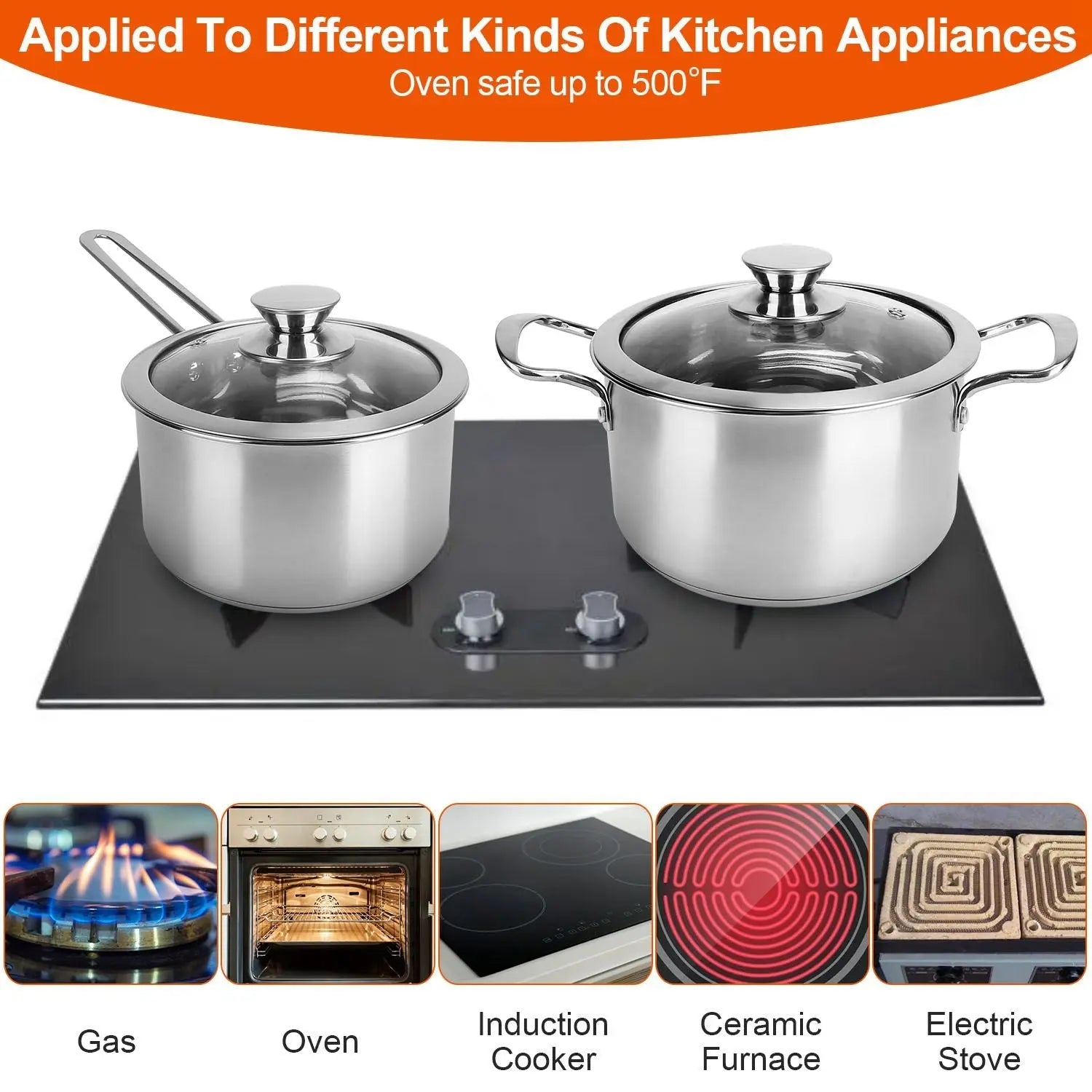 Stainless Steel Cookware Set Doba