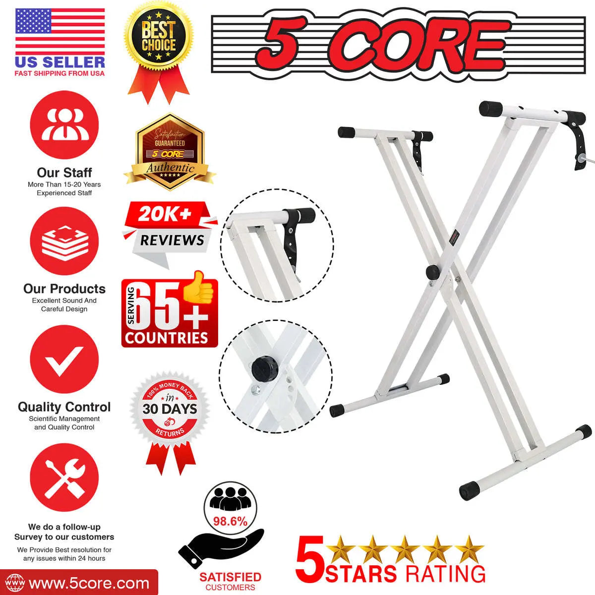 5 CORE Piano Keyboard Stand 5 Core