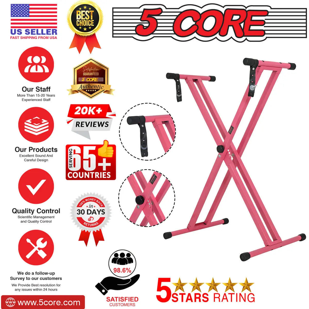 5 CORE Piano Keyboard Stand 5 Core